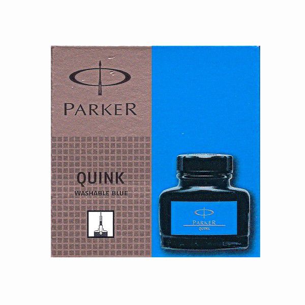 Flacon d'encre Parker quink Bleu effaçable