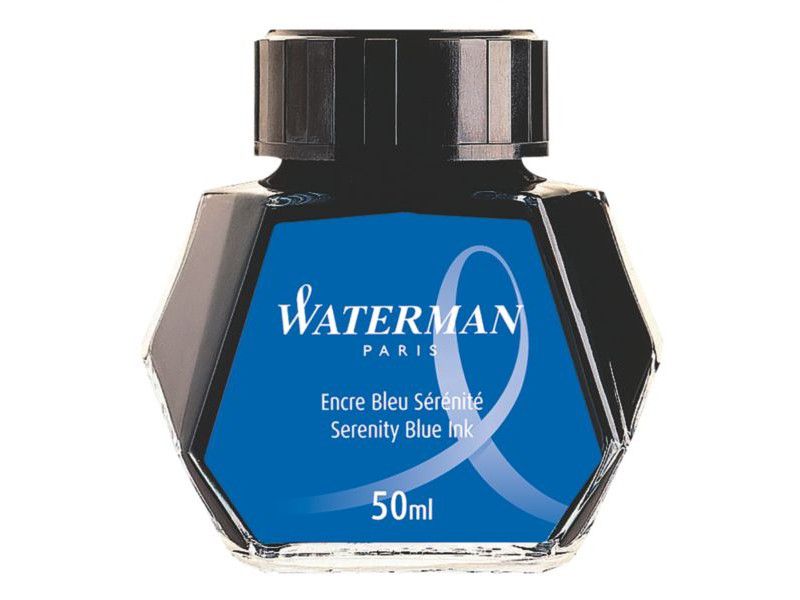 6x Cartouches encre WATERMAN - bleu sérénité effaçable